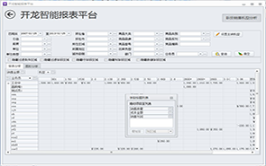 用户自选所需字段 从不同角度分析报表